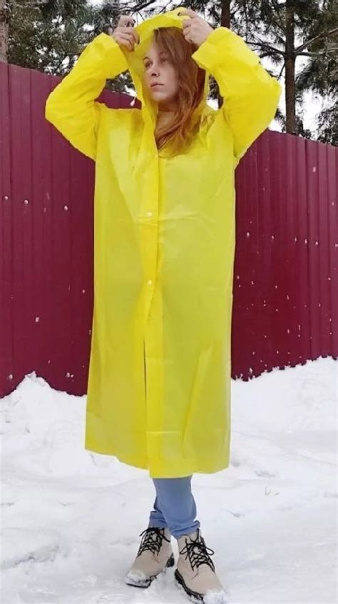 Pin By Streetmacz On Yes To Yellow Plastic Pacamacz Rain Jacket Women