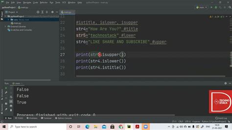 7 Python String Methods Isupper Islower Istitle Practical Concepts Youtube