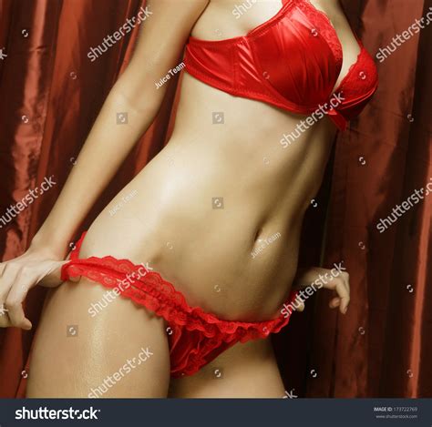 Sexy Woman Posing Lingerie Shutterstock