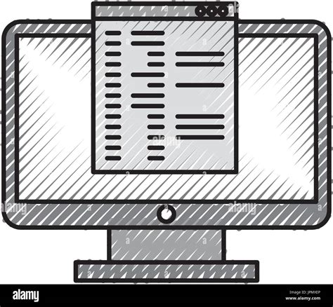 computer desktop with template Stock Vector Image & Art - Alamy