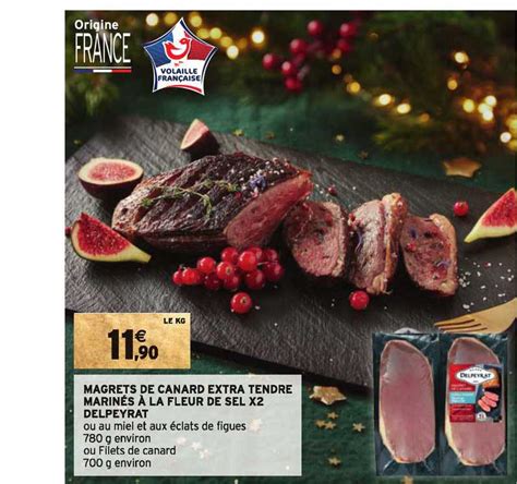 Promo Magrets De Canard Extra Tendre Marin S La Fleur De Sel X