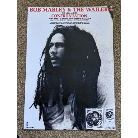 Bob Marley - Confrontation - Album Promo - A3 Poster - Vinyl Addicts