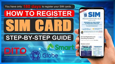 How To Register Sim Card Philippines Youtube