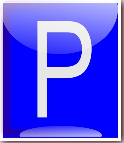 Parking Sign clip art Free vector in Open office drawing svg ( .svg ) vector illustration ...