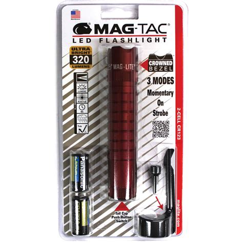 Maglite Mag Tac Led Flashlight Sg2lrl6 Bandh Photo Video