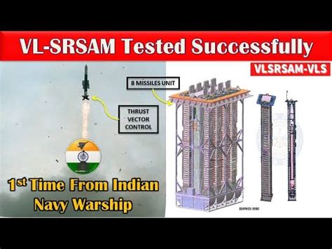 VL SRSAM Fired For 1st Time From Indian Navy Warship YouTube