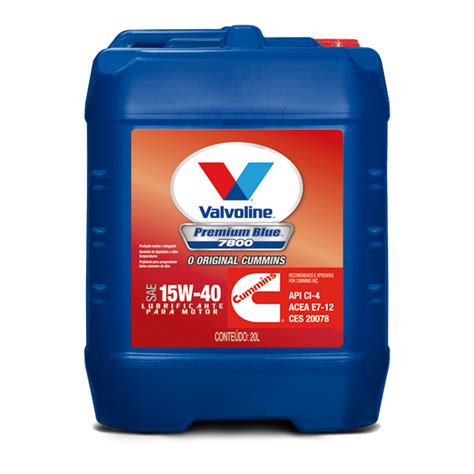 Premium Blue 7800 15W40 Valvoline Brasil