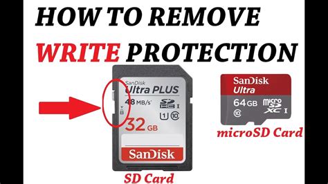 How To Remove Write Protection For Microsd Sd Memory Cards 2025