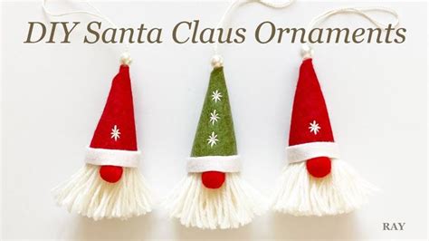 Diy Christmas Santa Claus Ornament Christmas Tomte サンタクロースのクリスマスノーム