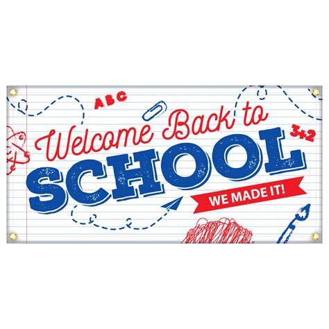 Welcome Back To School Banner