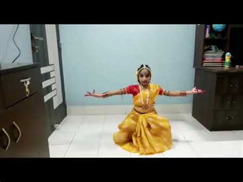 Pushpanjali Dance Cover Bharatanatyam Ta Ni Ta Jham Ft Mihika