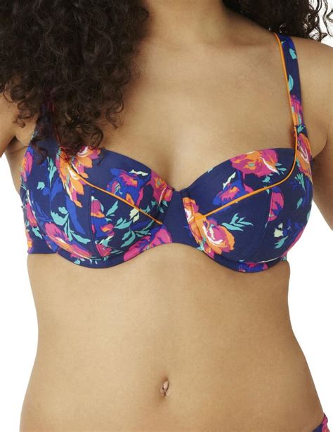 Cw Cleo Cassie Balconette Bikini Top Floral Print Cw Balcony