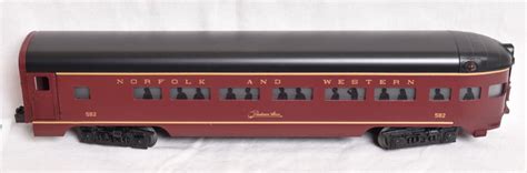 Six Lionel Norfolk And Western Passenger Cars Roomette 19140