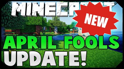 Minecraft April Fools Update Youtube