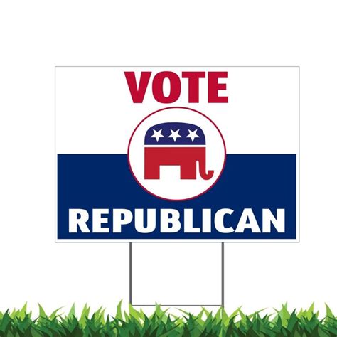 Republican Yard Sign - Etsy