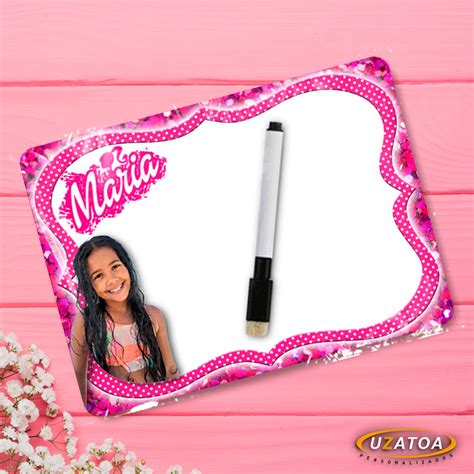 Lousa M Gica Personalizada Barbie Elo Produtos Especiais