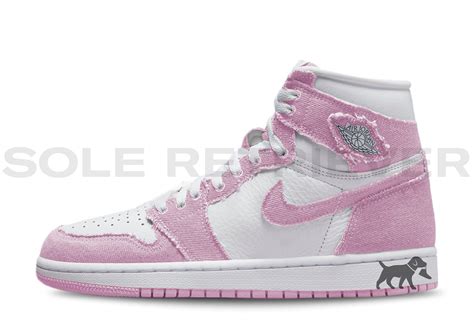 Air Jordan 1 High Og “pink Denim” 2023年夏季发布 莆田高仿鞋