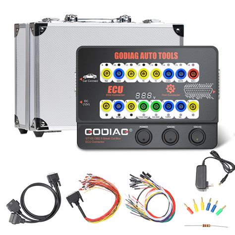 New Godiag GT100 Auto Tools OBD II Break Out Box ECU Connector