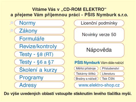 P Is Nymburk S R O Cd Rom Elektro Verze Na Usb Elektro