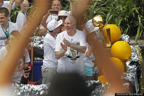 Gregg Popovich Was The Life Of The Spurs' Championship Parade (PHOTOS ...