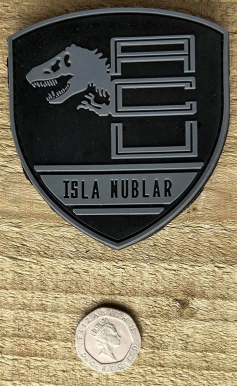 Jurassic Park ACU Asset Containment Unit Isla Nublar Flash Badge PVC