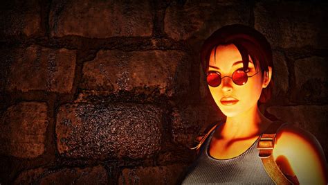 Women With Glasses Game Characters Red Video Game Girls Tomb Raider