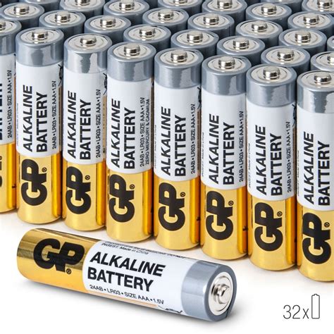 Confezione Risparmio 32 Batterie AAA Mini Stilo LR3 GP Batterie