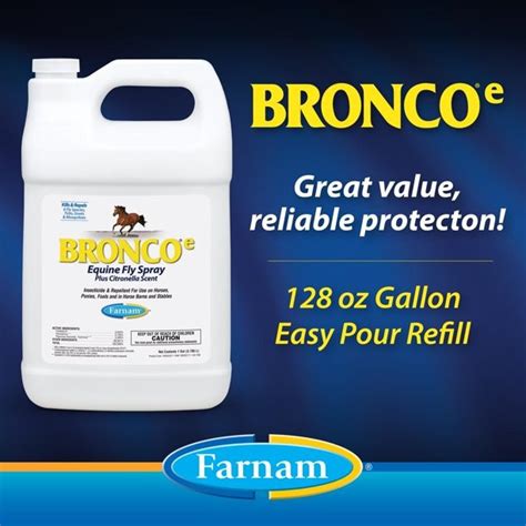 Farnam Bronco Equine Fly Spray 1 Gallon