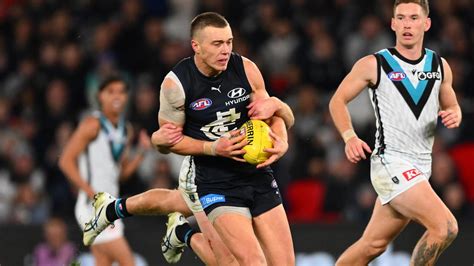 Afl Patrick Cripps Adam Cerra Among Blues Cleared To Play Collingwood