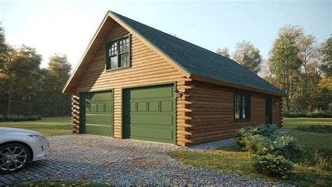 The Log Garage Kits Roundup: 8 Models to Suit Every Budget - Log Cabin Hub