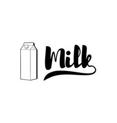 Daily Fresh Natural Milk Retro Poster Design Vector Image