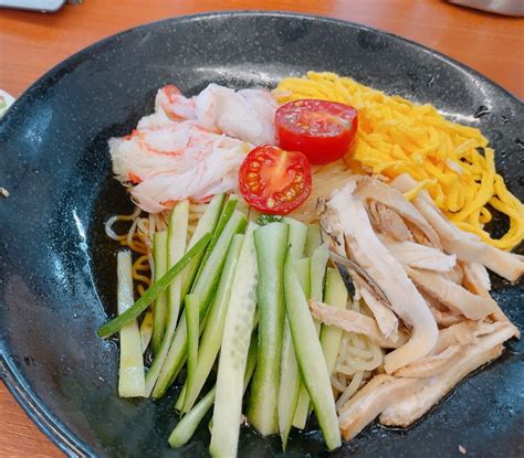 冷やし中華と餃子で夏バテも乗り切るぞ ️ 餃子の王将 はりまのべーやん食べある記