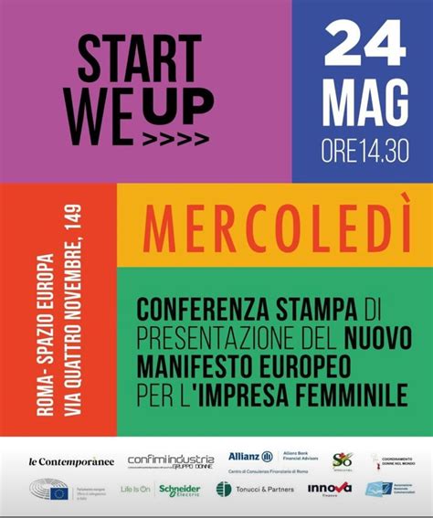 STARTWEUP UN NUOVO MANIFESTO PER LIMPRENDITORIA FEMMINILE AREE DI