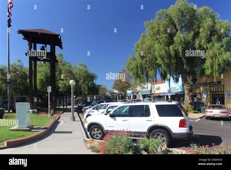 Downtown Sierra Madre California Stock Photo Alamy