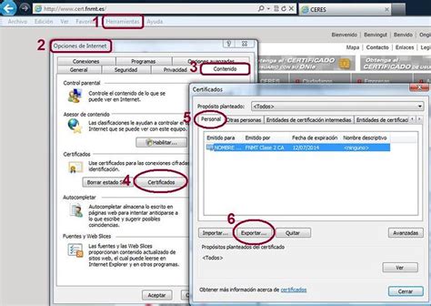 C Mo Exportar O Hacer Una Copia Del Certificado Digital De La Fnmt