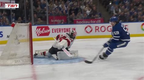 NJD TOR Bertuzzi Scores Goal Against Jake Allen Toronto Maple Leafs