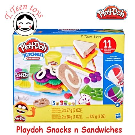 Jual Playdoh Snacks And Sandwiches Play Doh Dough Playdough Shopee