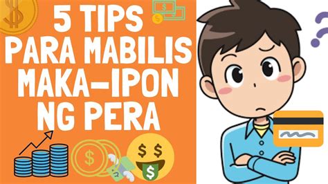 5 Tips Para Mabilis Maka Ipon Ng Pera YouTube