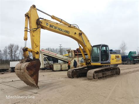 New Holland E385 tracked excavator for sale Lithuania Kužiai FU32079