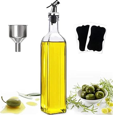 Poura Set De Botella Dispensadora De Aceite De Oliva Y Vinagre Ml