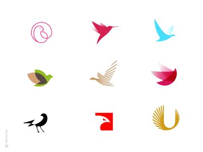 The Birds Logo LogoDix