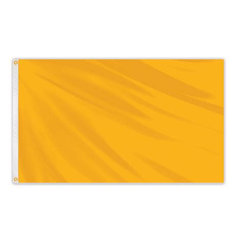 Solid Color Outdoor Nylon Flag Spanish Yellow