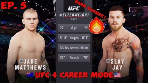 Ufc 4 Career Mode[ep 5] This Fight Was Wild Youtube