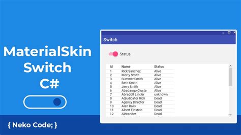 MaterialSkin Switch C YouTube