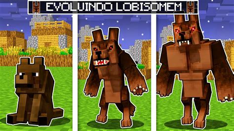 EVOLUINDO LOBISOMEM PARA LOBISOMEM DEUS No MINECRAFT YouTube