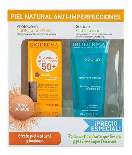 Bioderma Photoderm Nude Touch Tono Dorado Fps50