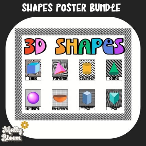 Art Classroom Poster Bundle Shapes Classroom Decor Art - Etsy