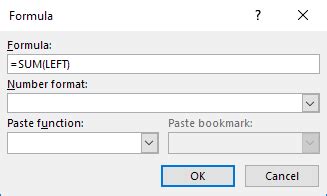 How To Create And Use Formulas In Tables In Word