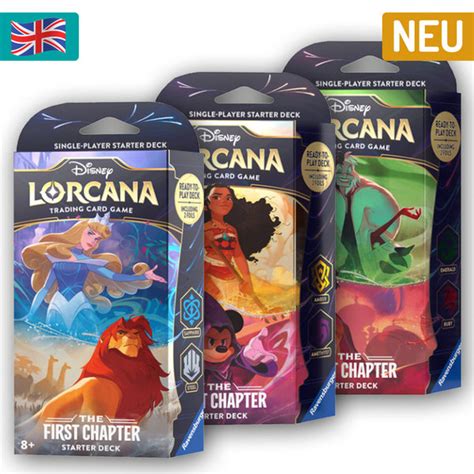 Disney Lorcana The First Chapter Starter Decks English Man Of Games