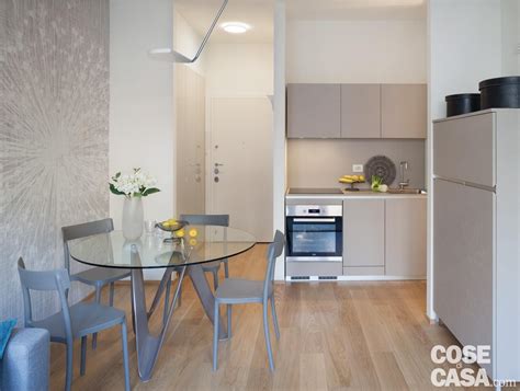 Un Bilocale Di 37 Mq Con Colori Soft Cose Di Casa Small Kitchen